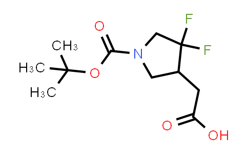 CAS No. 1780345-54-1, 2-(1-(Boc)-4,4-difluoropyrrolidin-3-yl)acetic acid