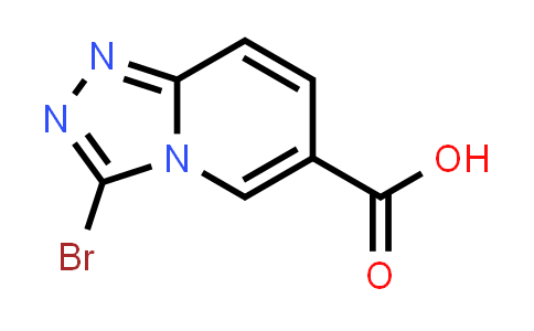 CAS No. 1780376-28-4, 3-Bromo-[1,2,4]triazolo[4,3-a]pyridine-6-carboxylic acid