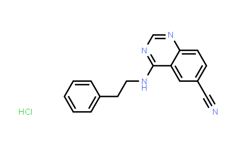 CAS No. 1780390-76-2, 6-Quinazolinecarbonitrile, 4-[(2-phenylethyl)amino]-, hydrochloride (1:1)