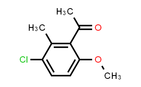 CAS No. 1780485-41-7, 1-(3-Chloro-6-methoxy-2-methylphenyl)ethanone