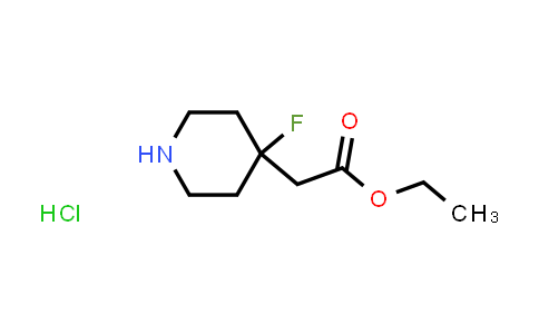 CAS No. 1780513-07-6, Ethyl 2-(4-fluoropiperidin-4-yl)acetate (hydrochloride)