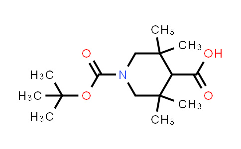 CAS No. 1780565-88-9, 1-[(tert-Butoxy)carbonyl]-3,3,5,5-tetramethylpiperidine-4-carboxylic acid