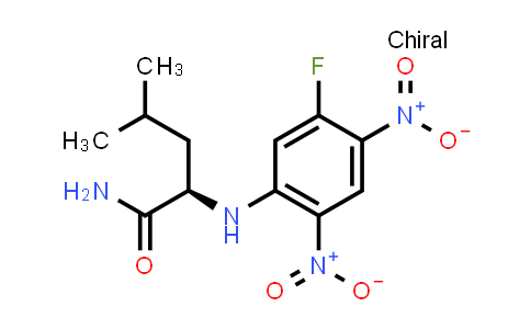 CAS No. 178065-30-0, (R)-2-((5-Fluoro-2,4-dinitrophenyl)amino)-4-methylpentanamide