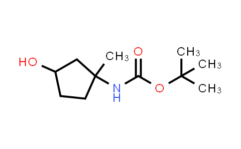 CAS No. 1780760-71-5, tert-Butyl N-(3-hydroxy-1-methylcyclopentyl)carbamate