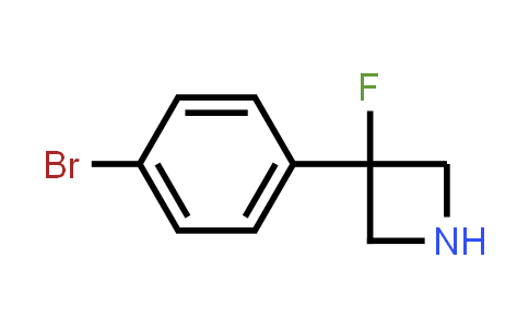 CAS No. 1780825-67-3, 3-(4-Bromophenyl)-3-fluoroazetidine
