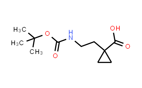 CAS No. 1780876-37-0, 1-(2-((tert-Butoxycarbonyl)amino)ethyl)cyclopropane-1-carboxylic acid