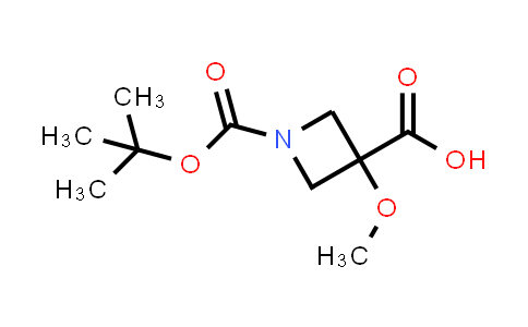 CAS No. 1780970-70-8, 1-[(Tert-butoxy)carbonyl]-3-methoxyazetidine-3-carboxylic acid