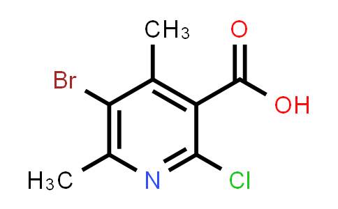 CAS No. 1781220-56-1, 5-Bromo-2-chloro-4,6-dimethylpyridine-3-carboxylic acid