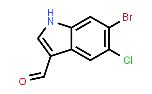 CAS No. 1781423-16-2, 6-Bromo-5-chloro-1h-indole-3-carbaldehyde