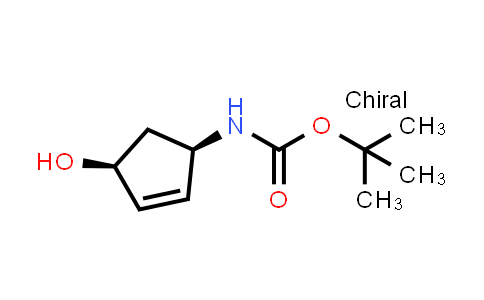 CAS No. 178152-48-2, rel-tert-Butyl N-[(1R,4S)-4-hydroxycyclopent-2-en-1-yl]carbamate