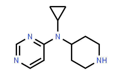 CAS No. 1781768-10-2, N-Cyclopropyl-N-(piperidin-4-yl)pyrimidin-4-amine