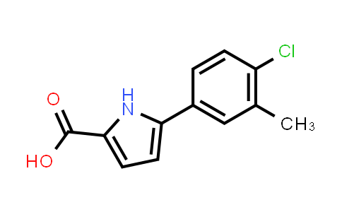 CAS No. 1782021-29-7, 5-(4-Chloro-3-methylphenyl)-1H-pyrrole-2-carboxylic acid