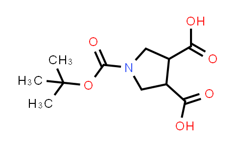CAS No. 1782350-51-9, 1-(tert-Butoxycarbonyl)pyrrolidine-3,4-dicarboxylic acid