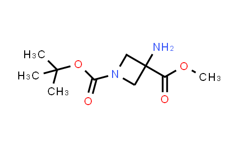 CAS No. 1782647-31-7, 1-(tert-Butyl) 3-methyl 3-aminoazetidine-1,3-dicarboxylate