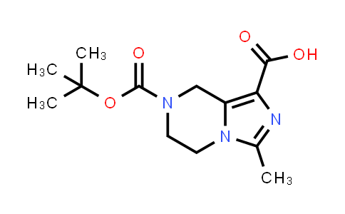 1782656-65-8 | 7-[(tert-Butoxy)carbonyl]-3-methyl-5H,6H,7H,8H-imidazo[1,5-a]pyrazine-1-carboxylic acid