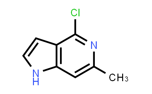 CAS No. 178268-92-3, 4-Chloro-6-methyl-1H-pyrrolo[3,2-c]pyridine