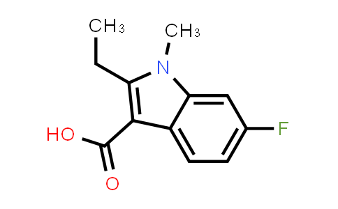 CAS No. 1782835-72-6, 2-Ethyl-6-fluoro-1-methyl-1H-indole-3-carboxylic acid