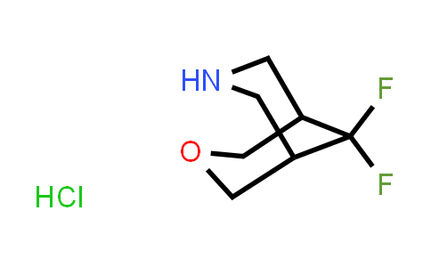 CAS No. 1783765-41-2, 9,9-Difluoro-3-oxa-7-azabicyclo[3.3.1]nonane hydrochloride