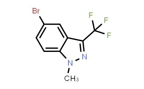 CAS No. 1784018-72-9, 5-Bromo-1-methyl-3-(trifluoromethyl)-1H-indazole