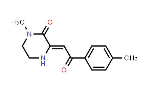 CAS No. 178408-16-7, 1-Methyl-3-[2-(4-methylphenyl)-2-oxoethylidene]piperazin-2-one