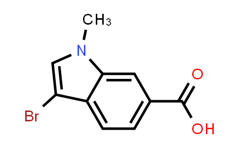 CAS No. 1784172-44-6, 3-Bromo-1-methyl-1H-indole-6-carboxylic acid