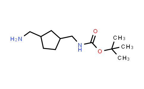 CAS No. 1784184-88-8, tert-Butyl ((3-(aminomethyl)cyclopentyl)methyl)carbamate