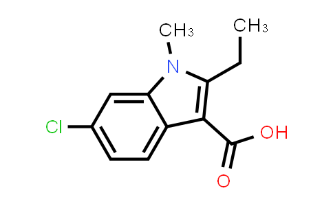CAS No. 1784299-01-9, 6-Chloro-2-ethyl-1-methyl-1H-indole-3-carboxylic acid