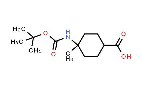 CAS No. 1784301-57-0, 4-((tert-Butoxycarbonyl)amino)-4-methylcyclohexane-1-carboxylic acid