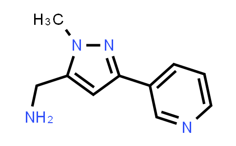 CAS No. 1784324-56-6, (1-Methyl-3-(pyridin-3-yl)-1H-pyrazol-5-yl)methanamine
