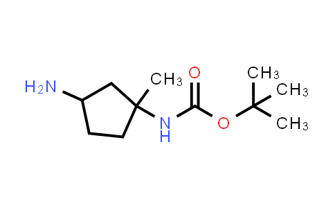 CAS No. 1784337-93-4, tert-Butyl N-(3-amino-1-methylcyclopentyl)carbamate