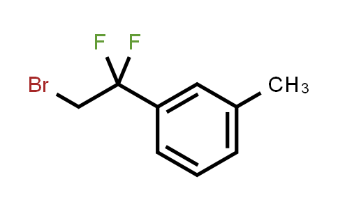 CAS No. 1784436-96-9, 1-(2-Bromo-1,1-difluoroethyl)-3-methylbenzene