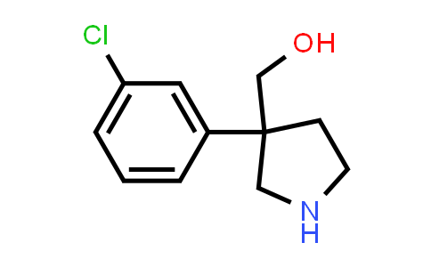 CAS No. 1784504-21-7, (3-(3-Chlorophenyl)pyrrolidin-3-yl)methanol