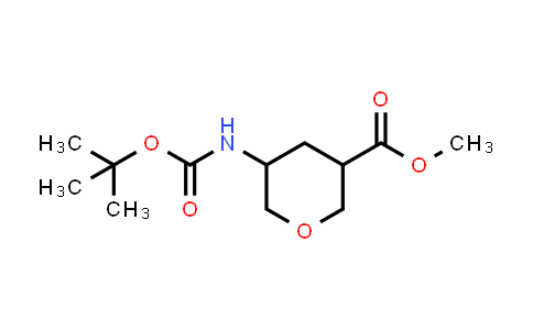 MC532619 | 1784612-45-8 | Methyl 5-((tert-butoxycarbonyl)amino)tetrahydro-2H-pyran-3-carboxylate