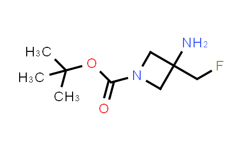 CAS No. 1785096-16-3, tert-Butyl 3-amino-3-(fluoromethyl)azetidine-1-carboxylate