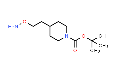 CAS No. 1785180-23-5, tert-Butyl 4-(2-(aminooxy)ethyl)piperidine-1-carboxylate