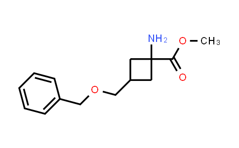MC532660 | 1785587-52-1 | Methyl 1-amino-3-[(benzyloxy)methyl]cyclobutane-1-carboxylate