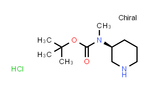CAS No. 1785760-96-4, tert-Butyl (S)-methyl(piperidin-3-yl)carbamate hydrochloride