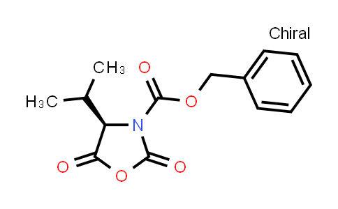 CAS No. 178614-85-2, (R)-benzyl 4-isopropyl-2,5-dioxooxazolidine-3-carboxylate