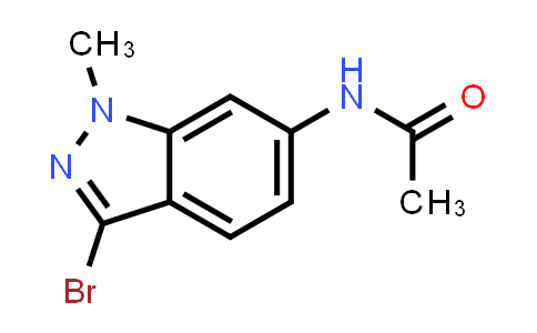 CAS No. 1788041-54-2, N-(3-Bromo-1-methyl-1H-indazol-6-yl)acetamide