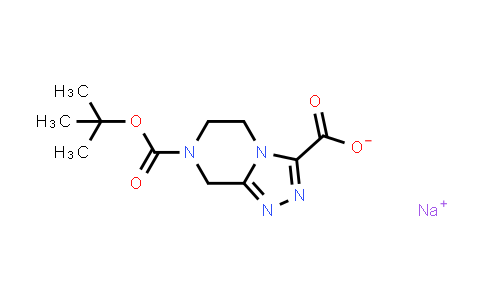 CAS No. 1788041-59-7, Sodium 7-[(tert-butoxy)carbonyl]-5H,6H,7H,8H-[1,2,4]triazolo[4,3-a]pyrazine-3-carboxylate