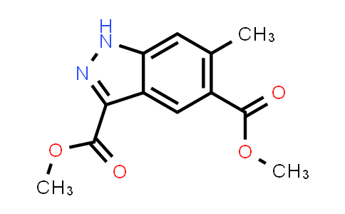 CAS No. 1788041-62-2, Dimethyl 6-methyl-1H-indazole-3,5-dicarboxylate