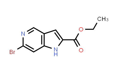 CAS No. 1788041-67-7, Ethyl 6-bromo-1H-pyrrolo[3,2-c]pyridine-2-carboxylate