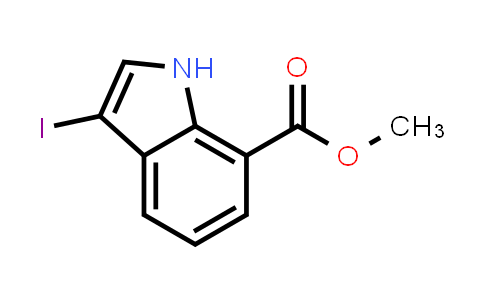CAS No. 1788043-93-5, Methyl 3-iodo-1H-indole-7-carboxylate