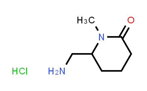 CAS No. 1788044-00-7, 6-(Aminomethyl)-1-methyl-2-piperidinone hydrochloride