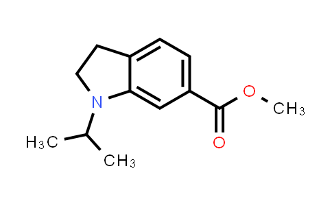 CAS No. 1788044-05-2, Methyl 1-(propan-2-yl)-2,3-dihydro-1h-indole-6-carboxylate