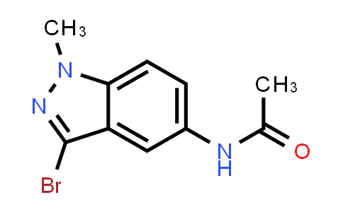 CAS No. 1788044-08-5, N-(3-Bromo-1-methyl-1H-indazol-5-yl)acetamide