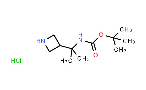 CAS No. 1788044-14-3, tert-Butyl N-[2-(azetidin-3-yl)propan-2-yl]carbamate hydrochloride