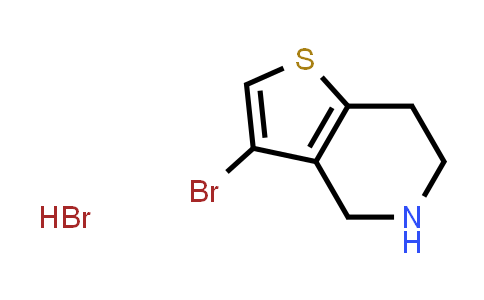 CAS No. 1788044-16-5, 3-Bromo-4H,5H,6H,7H-thieno[3,2-c]pyridine hydrobromide