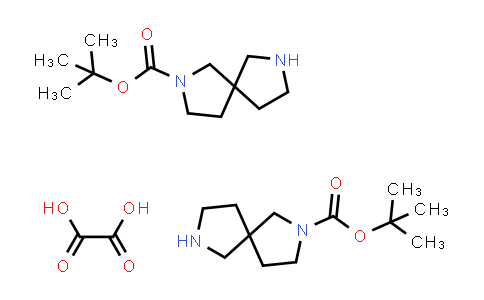 CAS No. 1788054-69-2, tert-Butyl 2,7-diazaspiro[4.4]nonane-2-carboxylate oxalate(2:1)