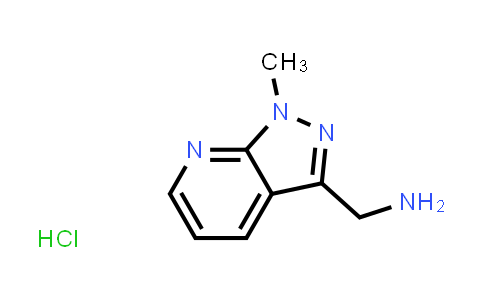 CAS No. 1788054-70-5, (1-Methyl-1H-pyrazolo[3,4-b]pyridin-3-yl)methanamine hydrochloride